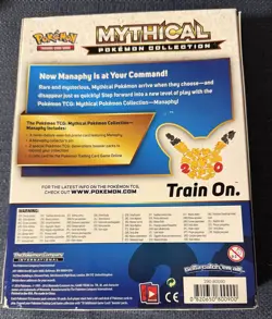 Pokemon Box Mythical Collection Manaphy Promo Booster English TCG Sealed - Image 3