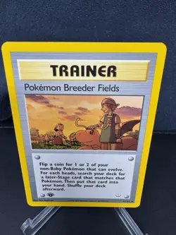 1st Edition Pokemon Breeder Fields 62/64 - Neo Revelation LP - Image 1
