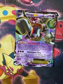 Pokemon Hoopa EX XY71 Black Star Promo Holo LP - Image 1
