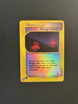 Energy Search 153/165 Expedition Base Set Reverse Holo Pokemon TCG - Image 1
