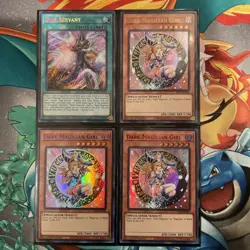 Yugioh LDS3 Soul Servant EN095 Secret Rare + Dark Magician Girl EN082 Ultra NM - Image 1