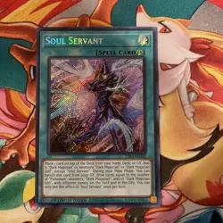 Yugioh LDS3 Soul Servant EN095 Secret Rare + Dark Magician Girl EN082 Ultra NM - Image 2