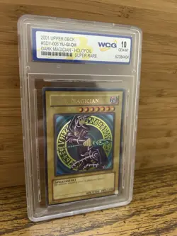 YUGIOH WCG 10 Dark Magician SDY-006 Ultra Rare HOLO 2001 Upper Deck - Image 1
