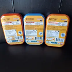 ONE PIECE CARD GAME Tin Set Vol. 2 FULL SET IN HAND SET OF 3 BRAND NEW OP-13 - Image 2