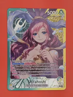 Shirahoshi (Alternate Art) OP11-022 English L A Fist of Divine Speed One Piece - Image 1