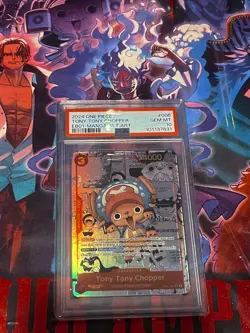 2024 ONE PIECE EB01-EXTRA BOOSTER -MEMORIAL COLL- #006 TONY TONY CHOPPER PSA 10 - Image 1