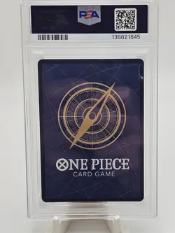 2025 One Piece OP11 Gum-Gum Fire-Fist Pistol Red Hawk Alternate Art PSA 10 - Image 2