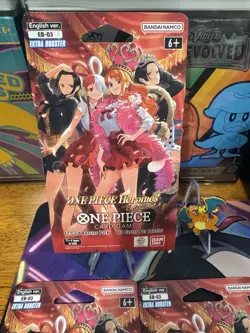 ONE PIECE Heroines EB-03 Sleeved Booster pack English (Lot 7) W Sealed Promo🔥 - Image 2