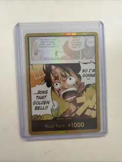 One Piece Gold DON!! OP15 ENGLISH Luffy Golden Bell - Adventure On Kamis Island - Image 1