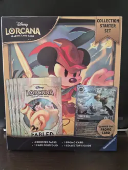 New Disney Lorcana: Fabled Collection Starter Set Glimmer Foil Promo (2x) - Image 2