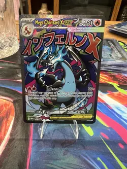 pokemon mega charizard x ex promo card Phantasmal Flames - Image 1