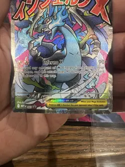 pokemon mega charizard x ex promo card Phantasmal Flames - Image 4