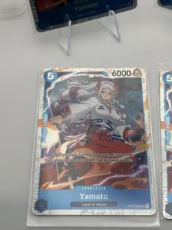 Bandai One Piece Card Game OP13 Foil SR Yamato OP13-054 x4 play set - Image 4