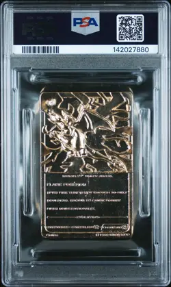 142027880 Charizard 1999 Burger King Pokemon Gold Card PSA 8 - Image 2