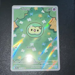 Pokemon TCG Solosis 118/086 Sv: Black Bolt Illustration Rare Holo English Card - Image 1