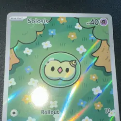 Pokemon TCG Solosis 118/086 Sv: Black Bolt Illustration Rare Holo English Card - Image 2