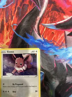 Eevee SWSH127 Sword & Shield Black Star Promo Holo SWIRL Pokemon Card - Image 5
