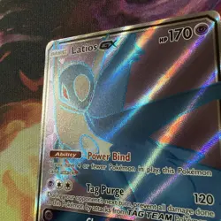 Pokemon Latios GX TCG Unified Minds Holo Card 223/236 Full Art Ultra Rare M/NM - Image 2