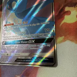 Pokemon Latios GX TCG Unified Minds Holo Card 223/236 Full Art Ultra Rare M/NM - Image 4