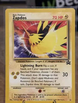 Pokemon Zapdos Black Star Promo #23 WOTC 2000 NM Vintage Card - Image 3