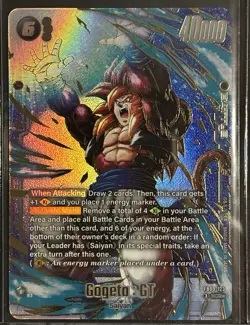 Gogeta: GT - Full Art Foil SCR (Alt. Art) - Dragon Ball Super Card Game FB09-123 - Image 1