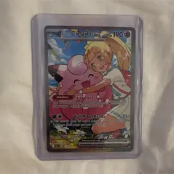 Pokemon Lillie's Clefairy EX Full Art ASC Card 280/217 Basic Fairy English - Image 1