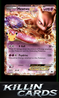 Mewtwo EX 54/99 Pokemon Classic Collection Celebrations: Classic Collection Card - Image 1