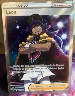 Leon 182/185 Vivid Voltage Full Art Ultra Rare 2020 - Pokemon Card - Image 1