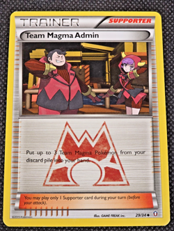 TEAM MAGMA ADMIN 29/34 - Double Crisis - Uncommon - Pokemon Card - LP -- L32 - Image 1