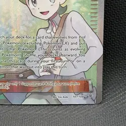 Pokemon Trainer Wally Full Art Card #107/108 Roaring Skies MP - Image 4