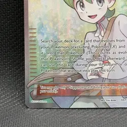 Pokemon Trainer Wally Full Art Card #107/108 Roaring Skies MP - Image 5