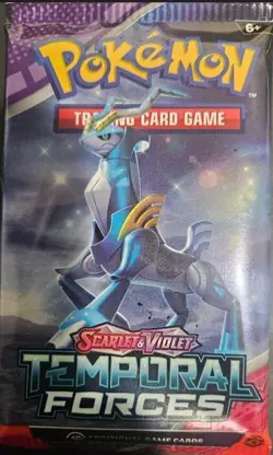 Pokemon SV Temporal Forces Booster Pack - Random Art - 10 Cards Per Pack x1 - Image 1