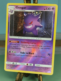 Pokemon Gengar Reverse Holo 38/111 SM-Crimson Invasion Rare Trading Card TCG - Image 2