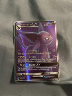 Espeon GX 140/149 Sun & Moon Base Set Full Art Ultra Rare Pokemon Card NM - Image 1