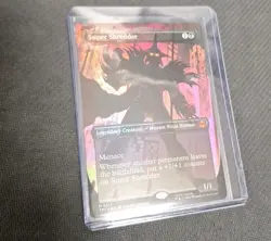 Super Shredder (Borderless) Teenage Mutant Ninja Turtles Foil NM MTG Magic Card - Image 3