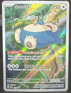 Pokemon Pokemon TCG Snorlax 051 Sv: Scarlet & Violet Black Star Promo Holo Card - Image 1