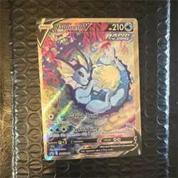 Pokemon Vaporeon V Promo Full Art Holo Card SWSH: Sword & Shield SWSH150 - Image 1