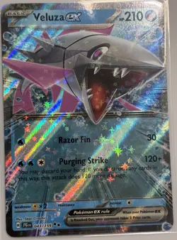 Veluza ex 043/159 Journey Together Double Rare Pokemon Card - Image 1