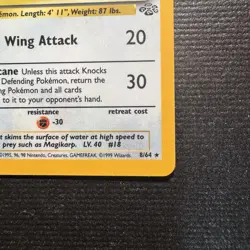 1999 Pokemon Pidgeot Holo Rare Jungle Card 8/64 NM - Image 5