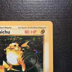1999 Pokemon Raichu Holo Rare Shadowless Base Set Unlimited Card 14/102 NM - Image 4