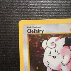 1999 Pokemon Clefairy Holo Rare Shadowless Base Set Unlimited Card 5/102 NM - Image 3