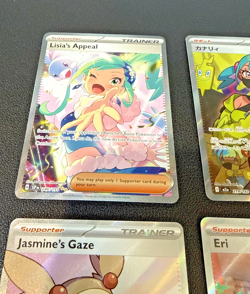 Pokemon Full Art/SIRs/IR Trainer Beauties- 6-Card Lot- Canari/Lisia/Eri/Iris - Image 3