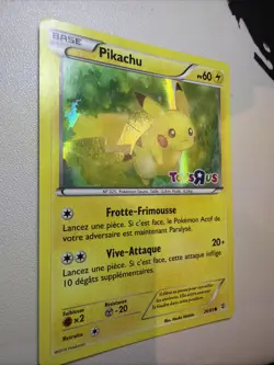 Pikachu 26/83 Toys R Us Promo FRENCH Holo Stamped Pokemon Card - Image 4