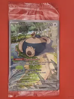 Snorlax SVP EN 051 Black Star Promo Scarlet & Violet Pokemon 151 Card - SEALED - Image 1