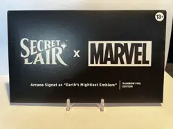 MTG Secret Lair x Marvel Arcane Signet Rainbow Foil Edition - Sealed NEW - Image 1