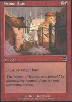 4x Stone Rain ~ Lightly Played Mercadian Masques MTG Magic x4 4 UltimateMTG Play - Image 1