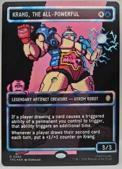 Krang, The All-Powerful Surge Foil Borderless MTG TMNT 2026 - Image 1
