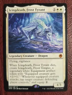 Icingdeath Frost Tyrant - MtG Forgotten Realms - M020 NM 2021 - Image 2