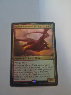 MTG: Klauth, Unrivaled Ancient (Foil) (LP): Commander: Adventures Forgotten Real - Image 1