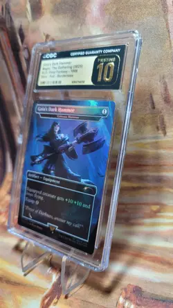 MTG Gaia's Dark Hammer -Colossus Hammer 🌈Foil SLD Final Fantasy CGC Pristine 10 - Image 4